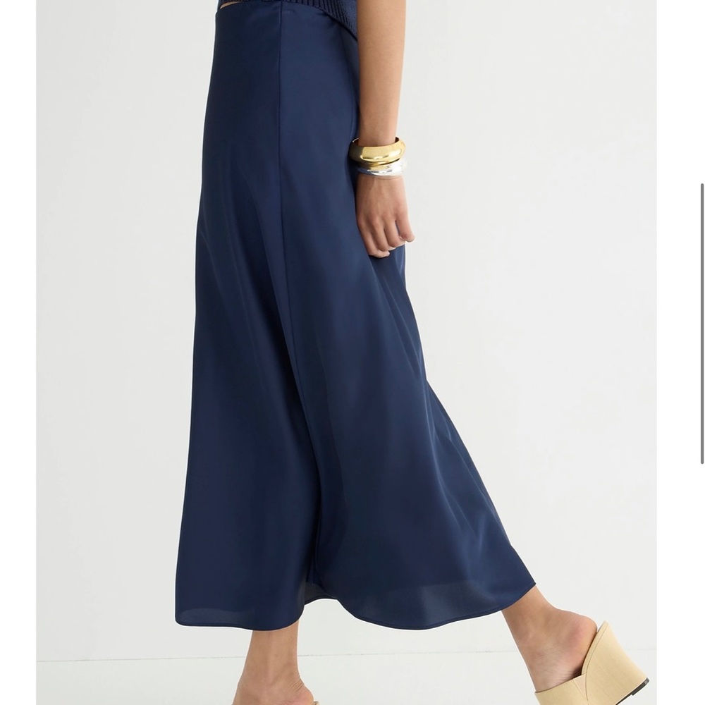 CAbi Bon Voyage Navy Blue Maxi Skirt Size XS #476